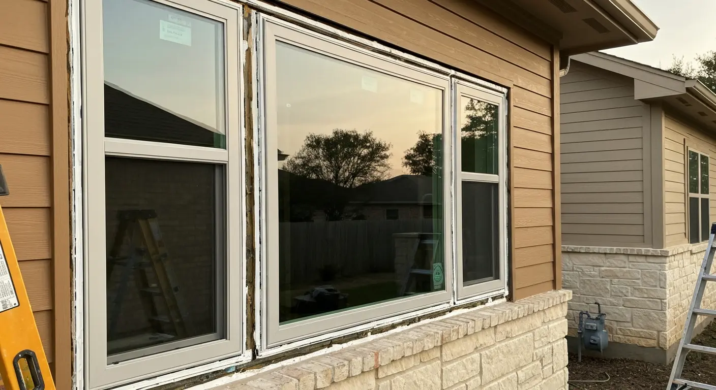 Energy-efficient window installation