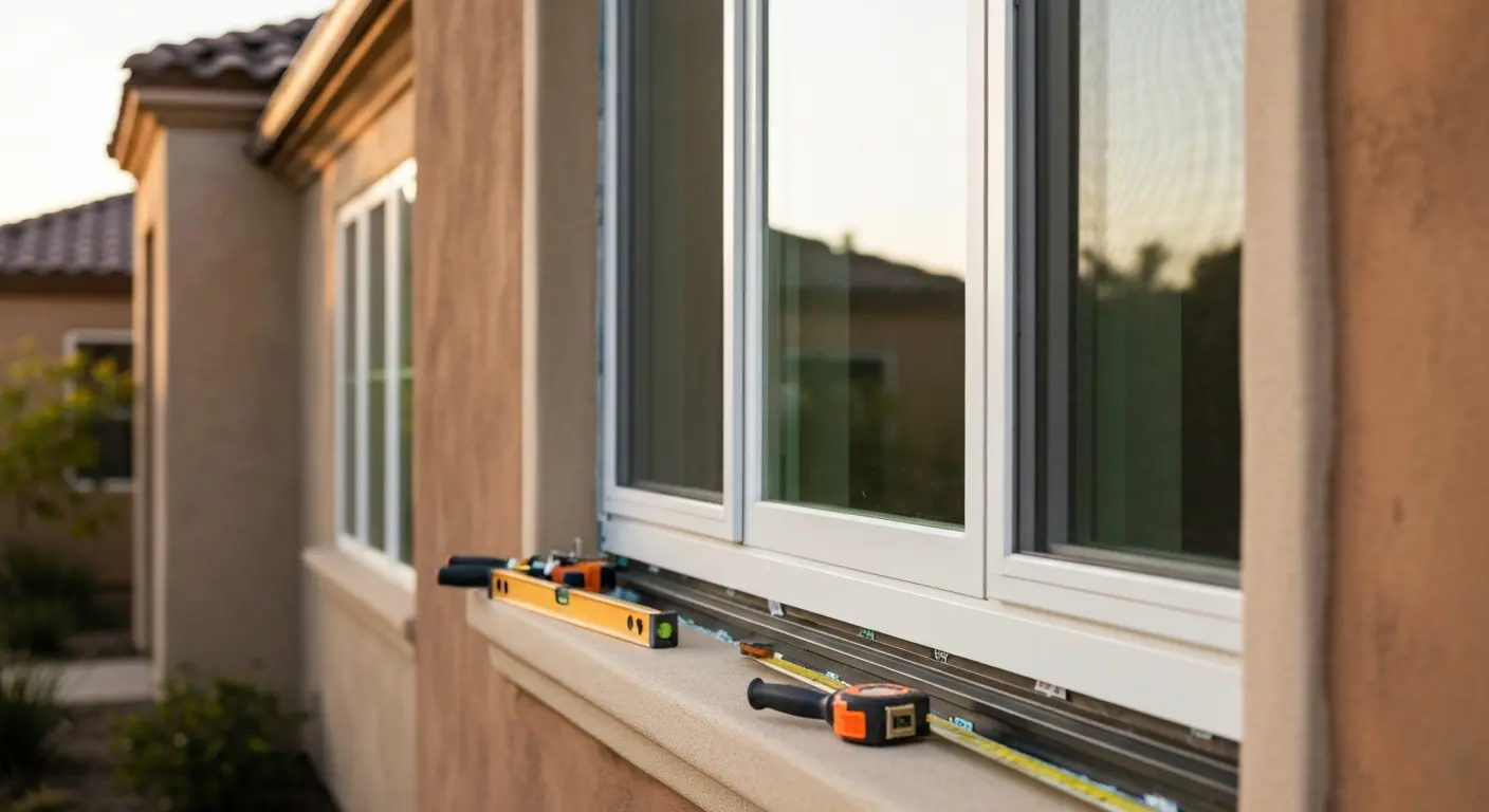 Window replacement installation in Hollywood Park