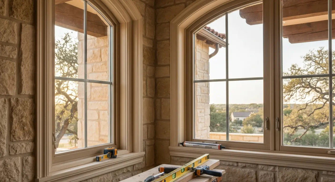 Custom window installation