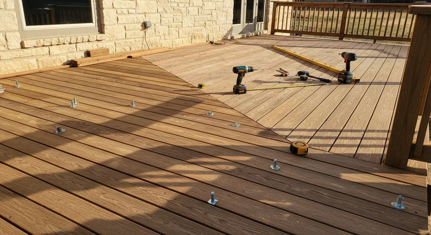 Deck installation project