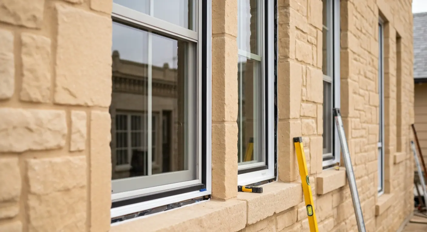 Energy-efficient window installation