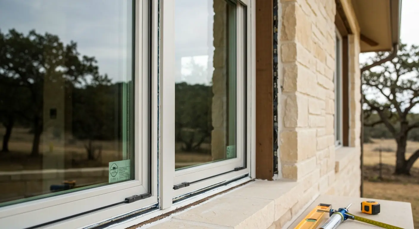 Energy-efficient window installation