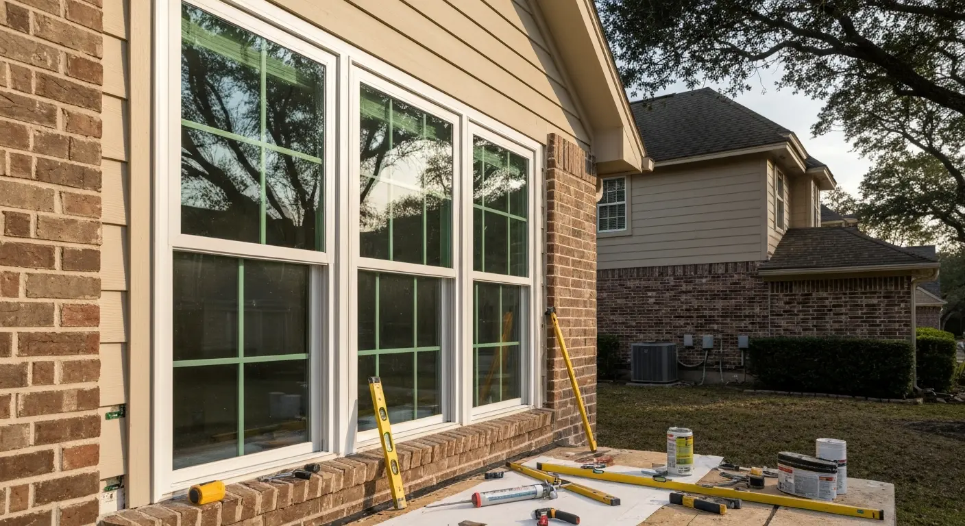 Replacement window installation