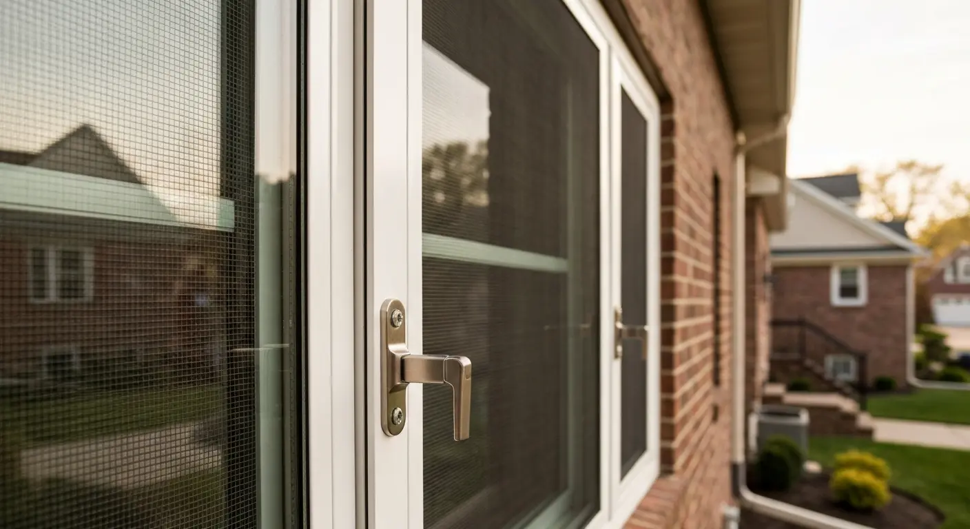 Window screening and hardware
