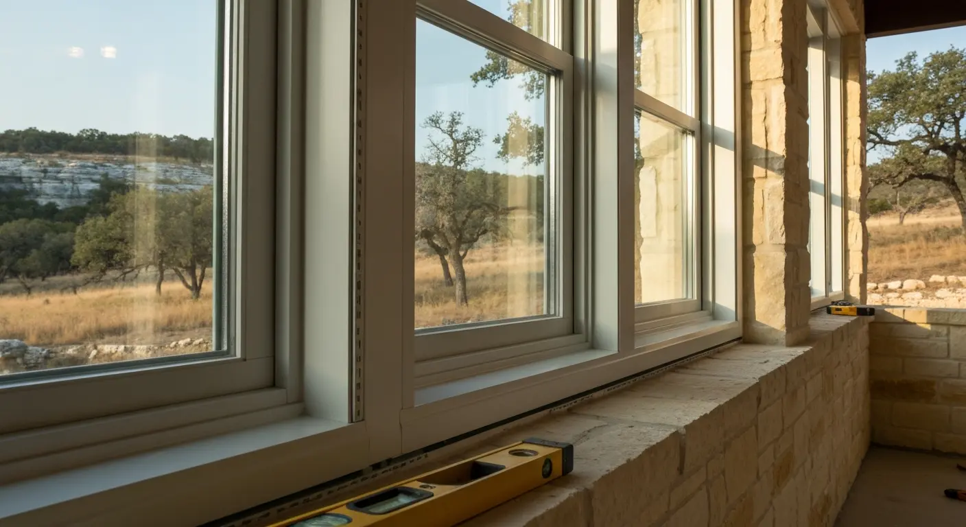 Energy-efficient window installation