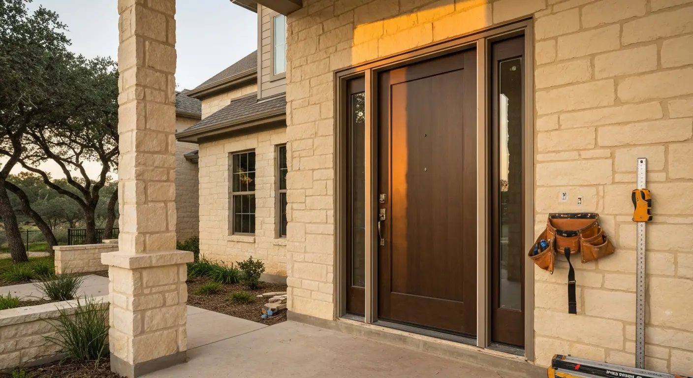 Front door installation
