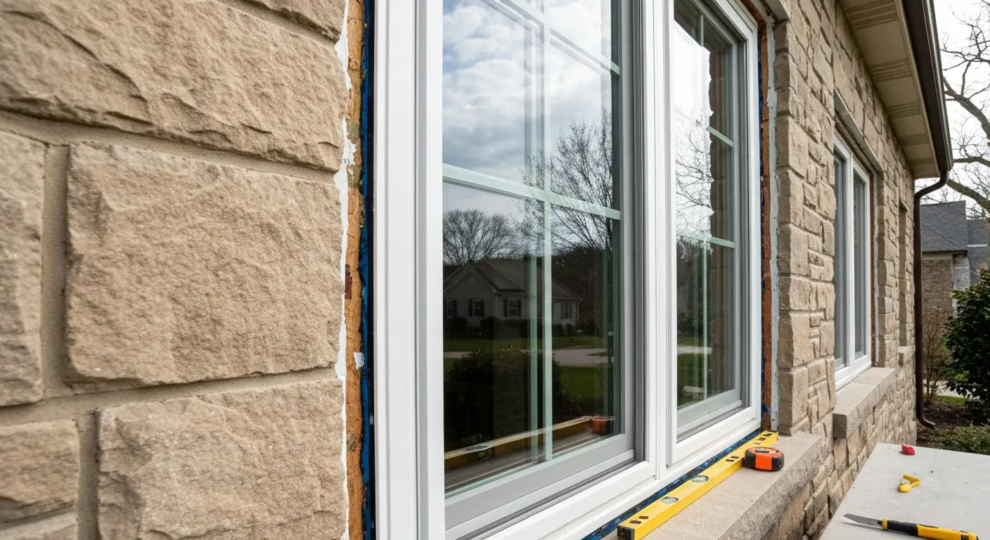 Energy-efficient window installation