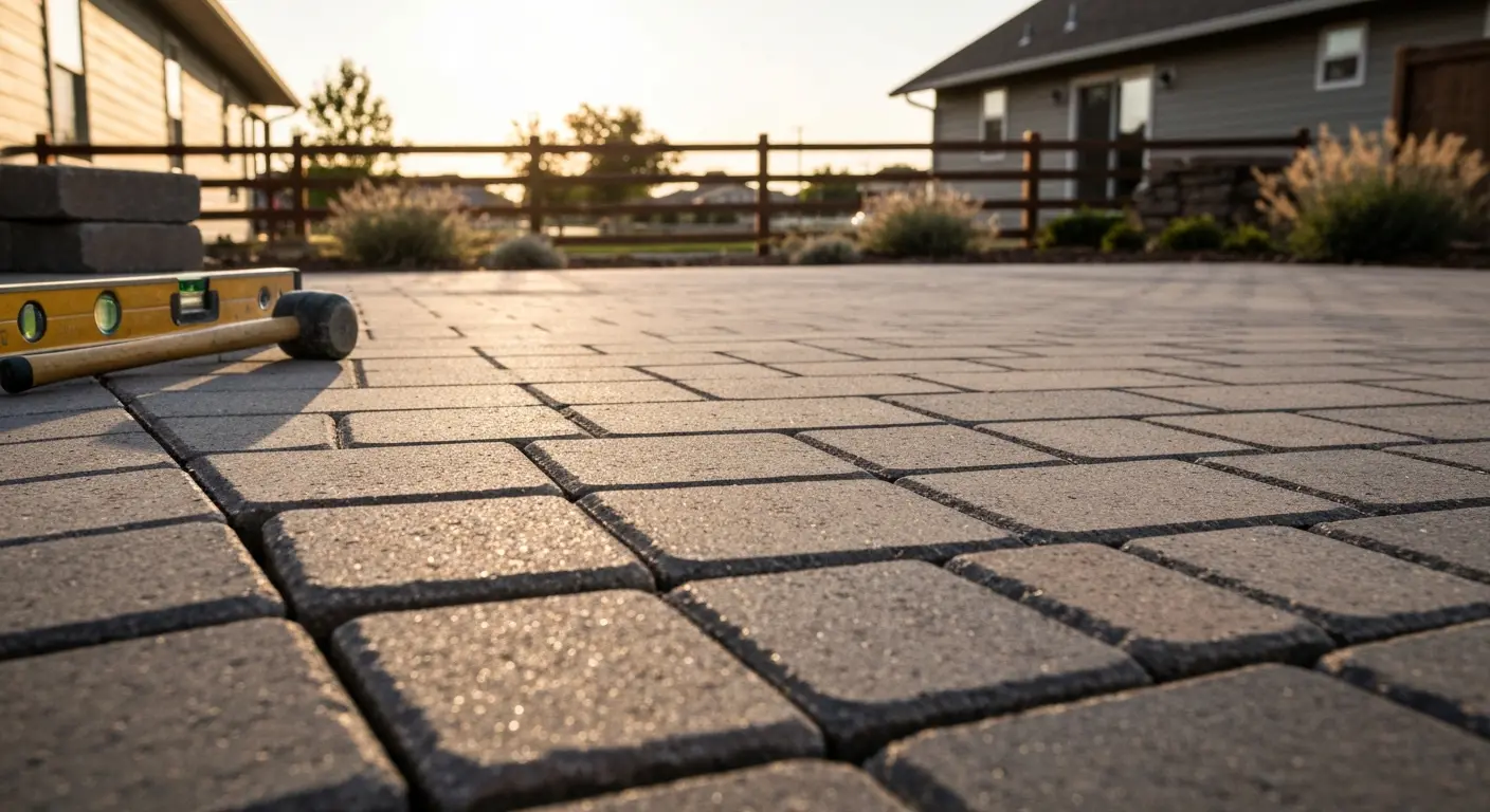 Paver patio