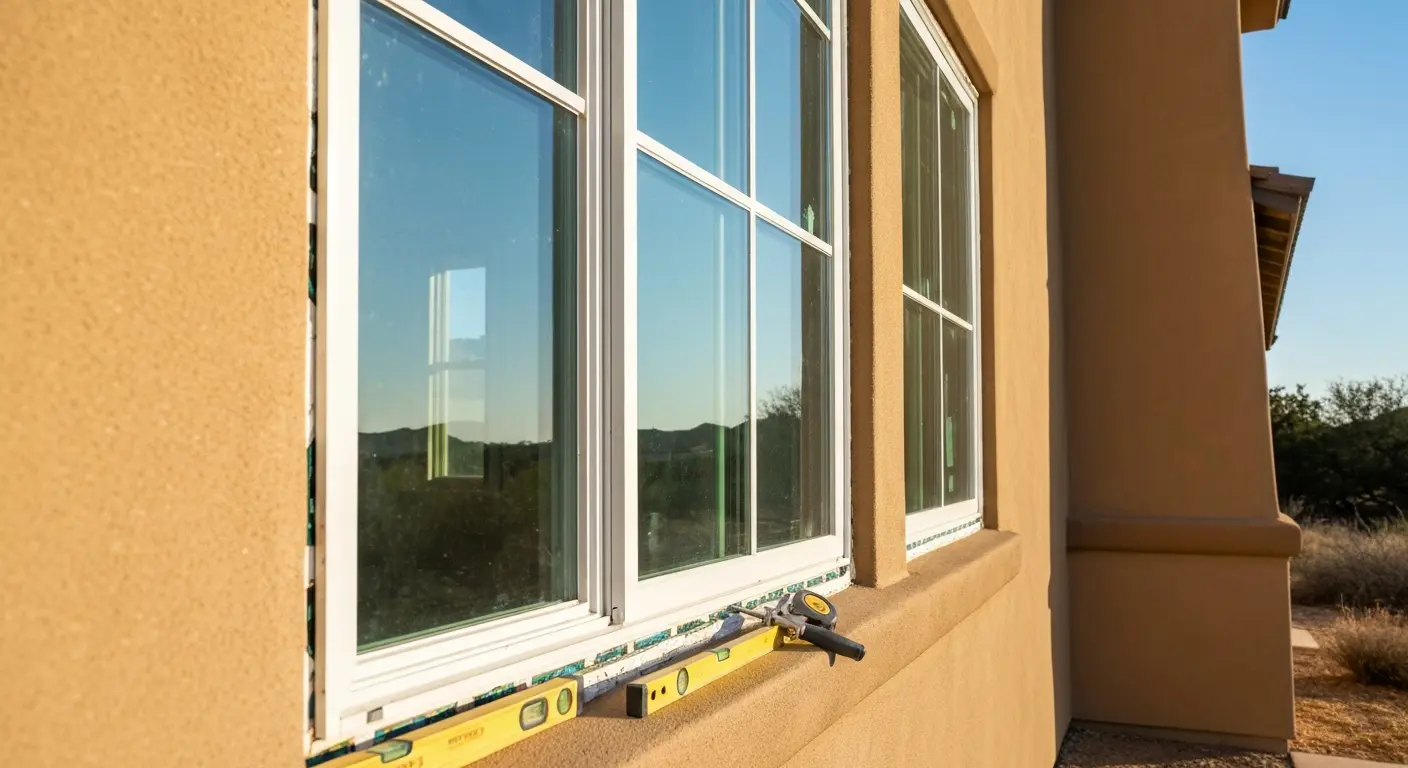 Impact window installation
