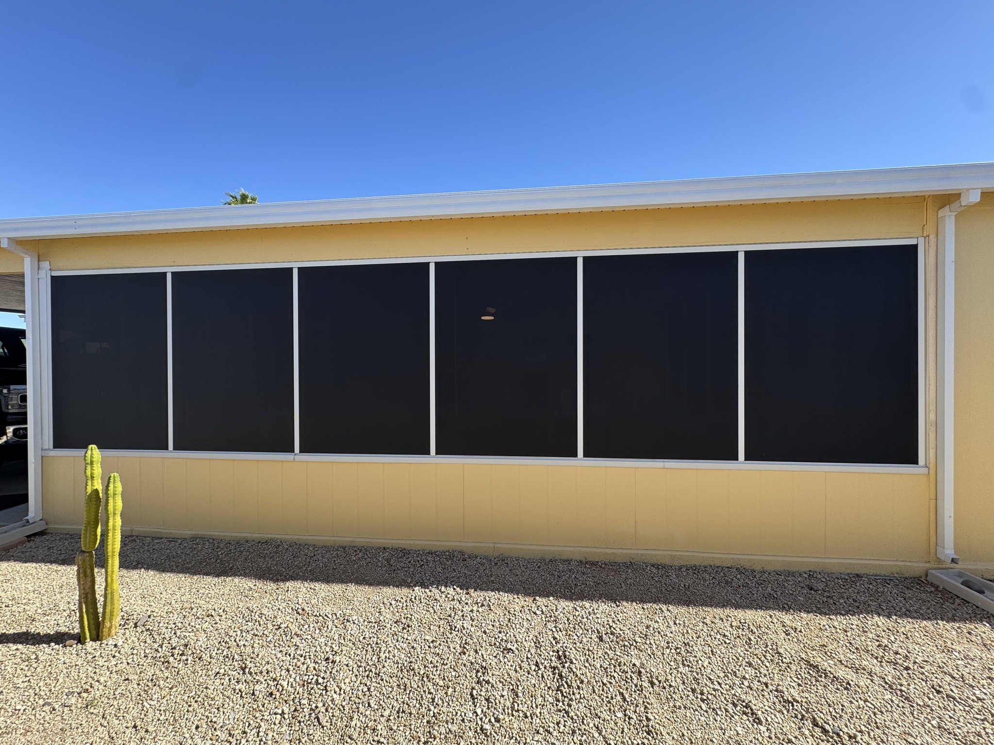 Monsoon damage patio rescreen Phoenix AZ
