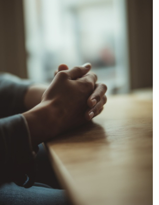 Close-up of clasped hands in a quiet moment, symbolising reflection, emotional vulnerability, and the beginning of trauma counselling. Close-up of clasped hands in a quiet moment, symbolising reflection, emotional vulnerability, and the beginning of trauma counselling.