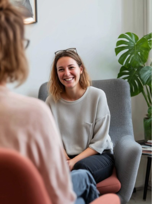 Individual counselling session helping a client reconnect with herself, build self-awareness, and improve emotional wellbeing. Individual counselling session helping a client reconnect with herself, build self-awareness, and improve emotional wellbeing.