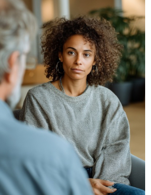Woman attending relationship trauma counselling to process the emotional impact of leaving a difficult relationship at The Mind Space Counselling in Parkhurst, Fourways, and online across South Africa. Woman attending relationship trauma counselling to process the emotional impact of leaving a difficult relationship at The Mind Space Counselling in Parkhurst, Fourways, and online across South Africa.