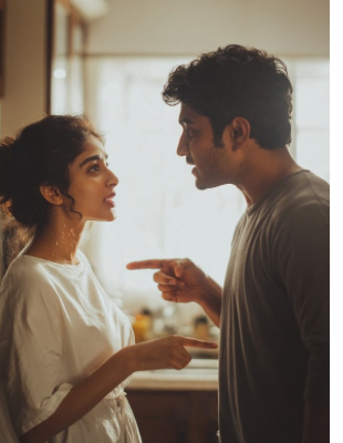 Couple experiencing conflict and communication difficulties that may be addressed through couples counselling Couple experiencing conflict and communication difficulties that may be addressed through couples counselling