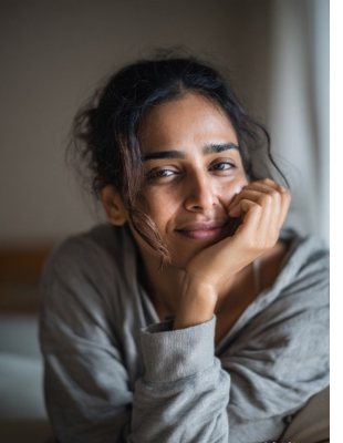     Professional woman feeling withdrawn and emotionally low at work, reflecting how depression can affect daily functioning