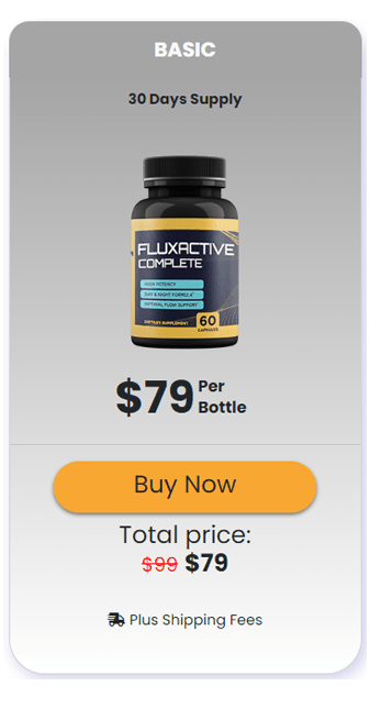 Fluxactive 1 bottle price
