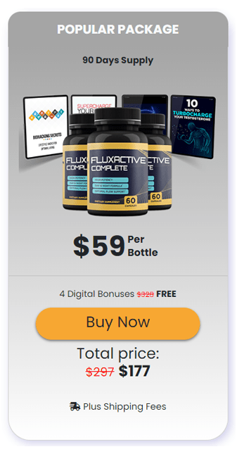 Fluxactive 3 bottle price