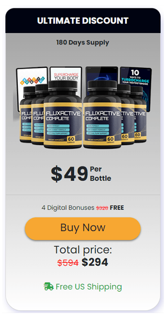 Fluxactive 6 bottle price
