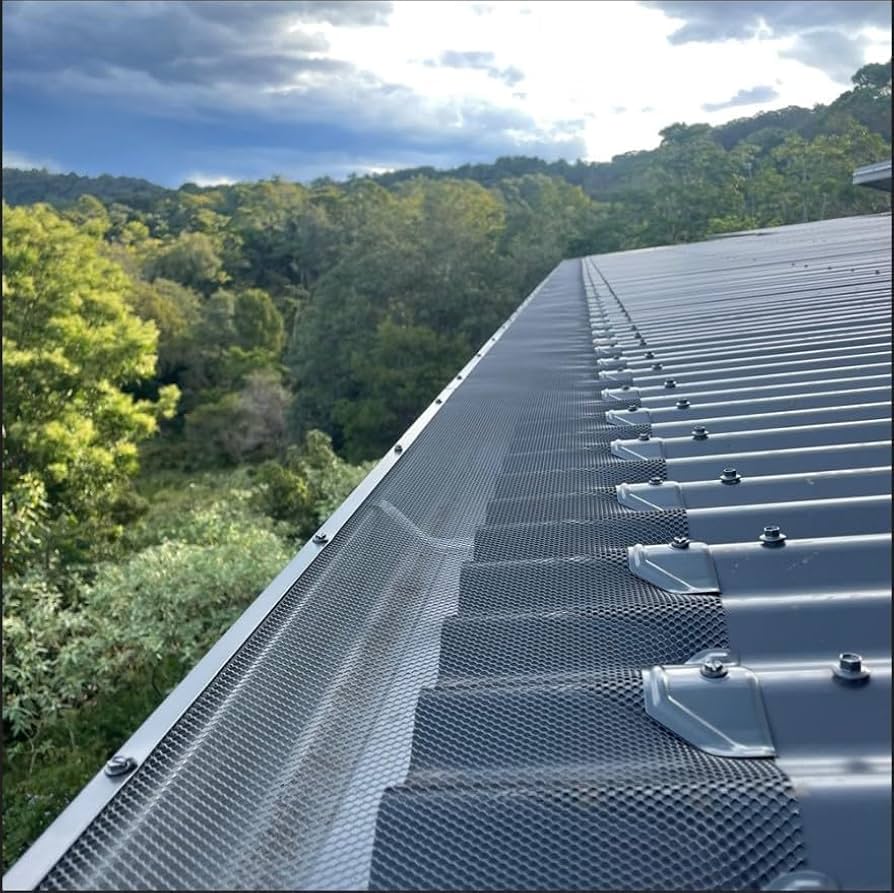 Aluminium mesh gutter guard installation Victoria