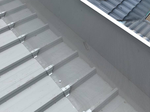 Trimdek gutter guard installation rural Victoria
