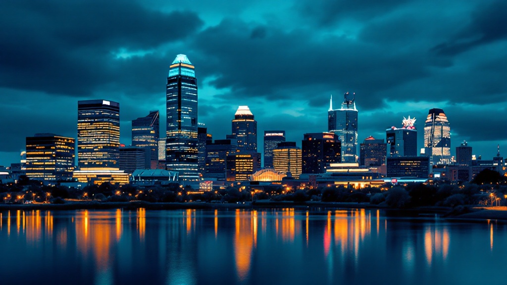 Downtown Austin skyline at dusk