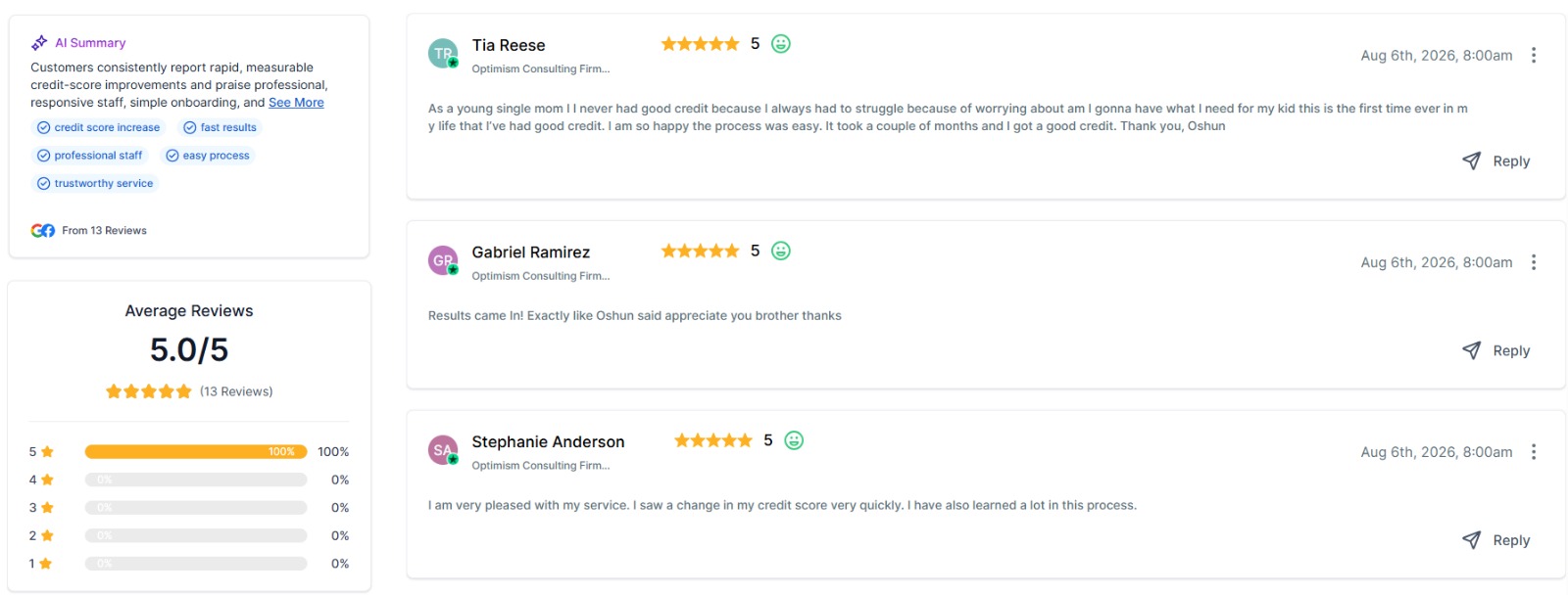 Trustpilot reviews