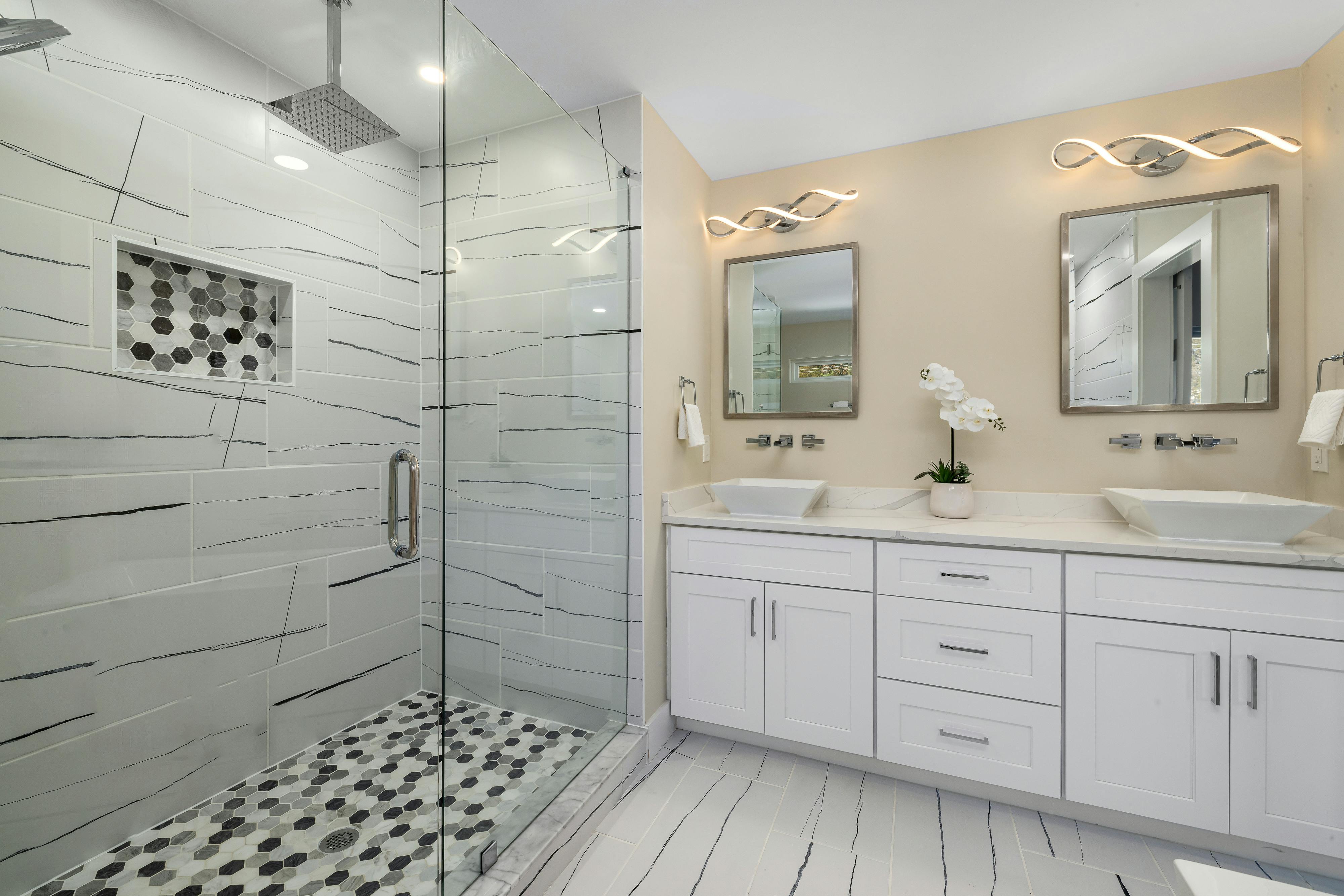 Custom Bathroom Shower Detail