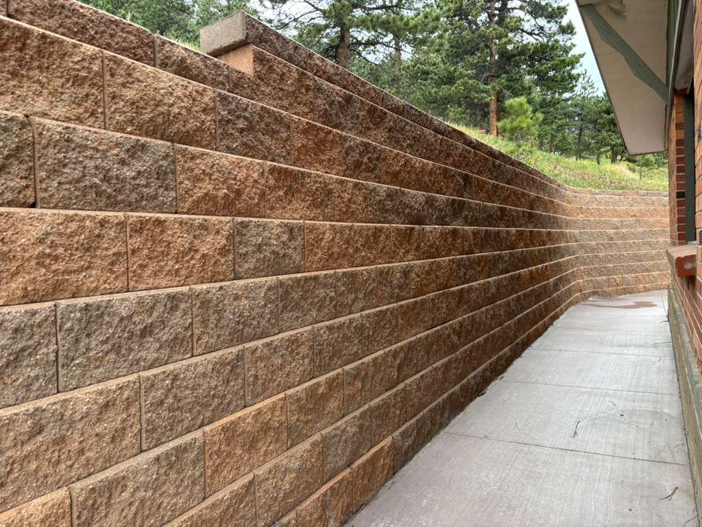 Retaining wall installation Golden CO