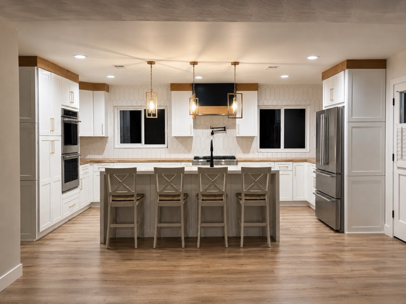 Custom kitchen remodel, Mescale Road project, Riverside County CA
