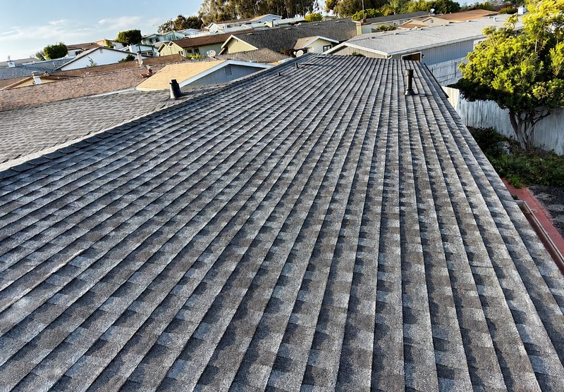 Roof &mdash; east side after renovation by KDI, Via Santiago