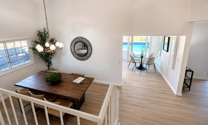 Dining area before renovation, Anegada
