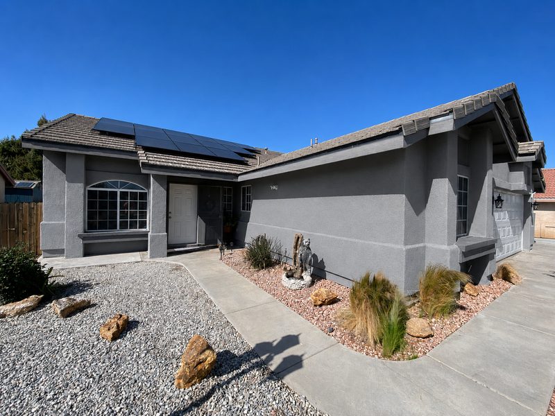 Exterior &mdash; front left after renovation by KDI, Honeybear Ln.