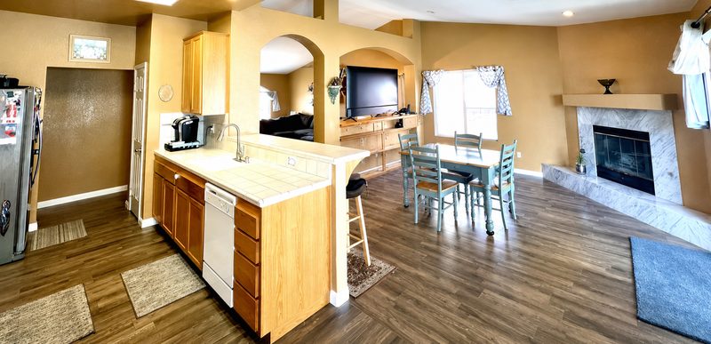 Dining room before renovation, Honeybear Ln.
