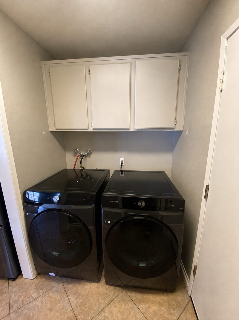 Laundry before renovation, Fairfield St.
