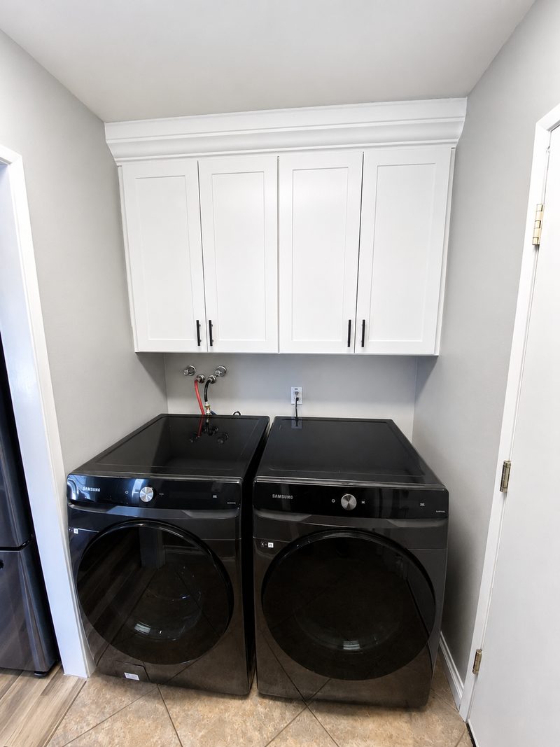 Laundry after renovation by KDI, Fairfield St.