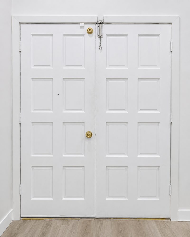 Front door before renovation, Anegada