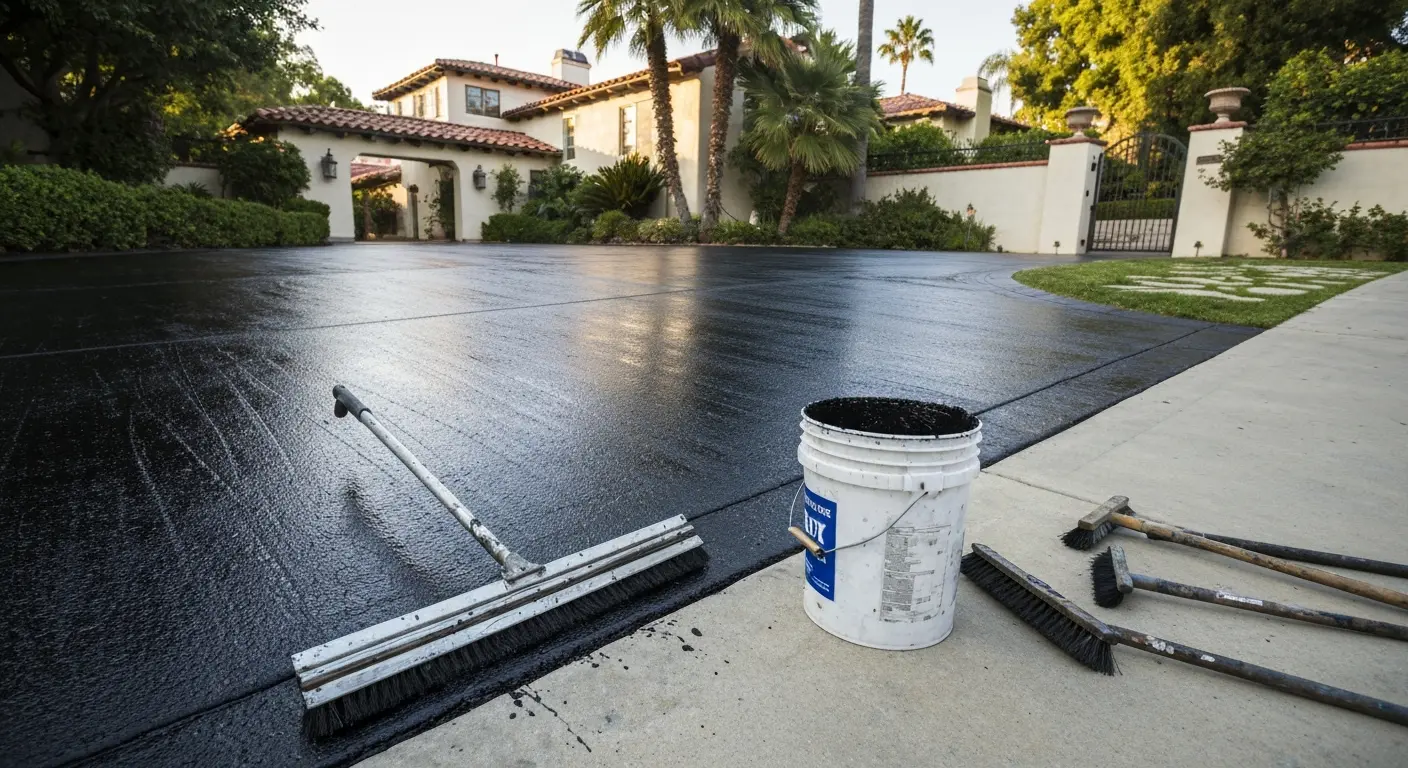 Seal coating application