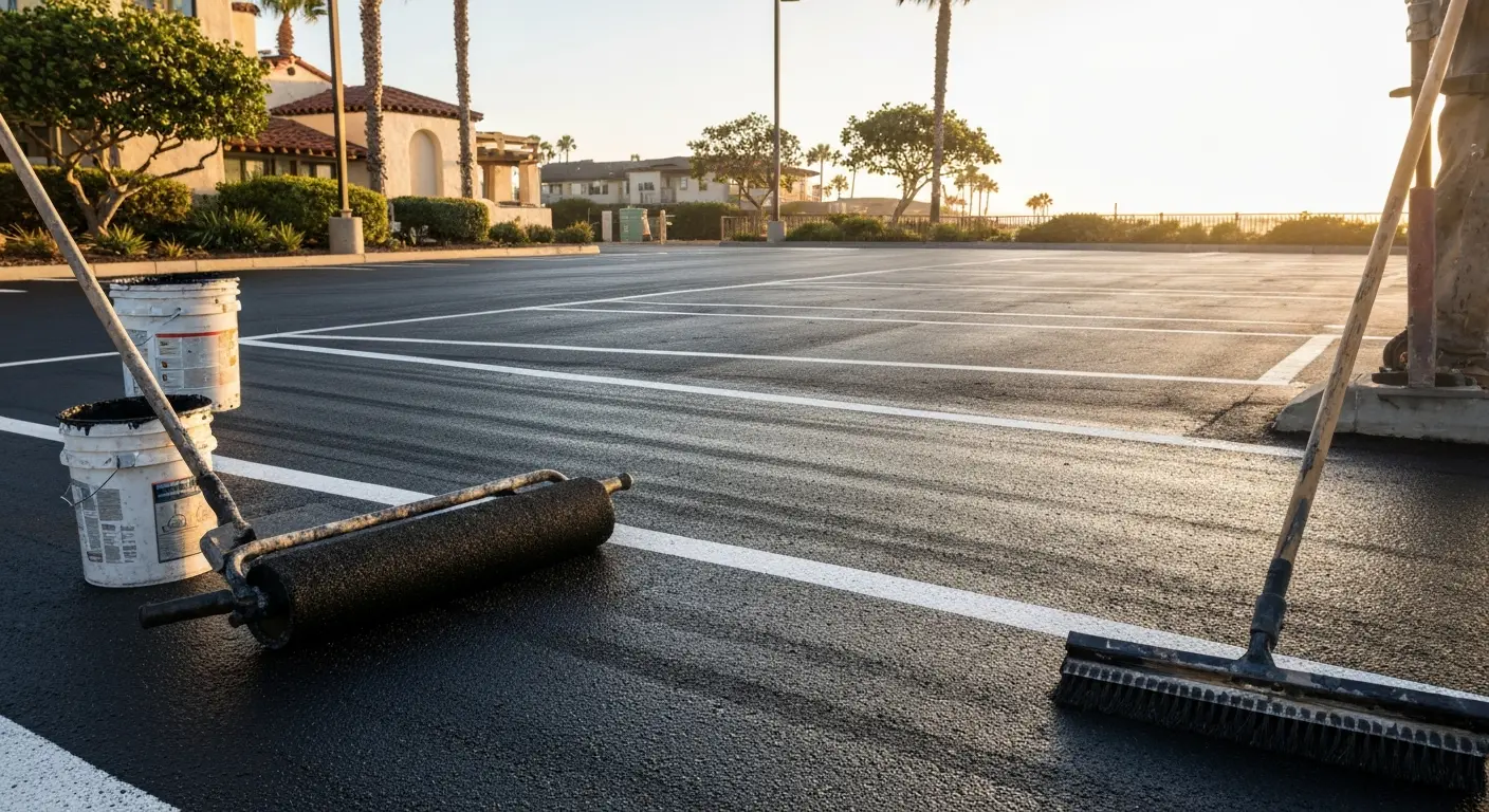 Seal coating application