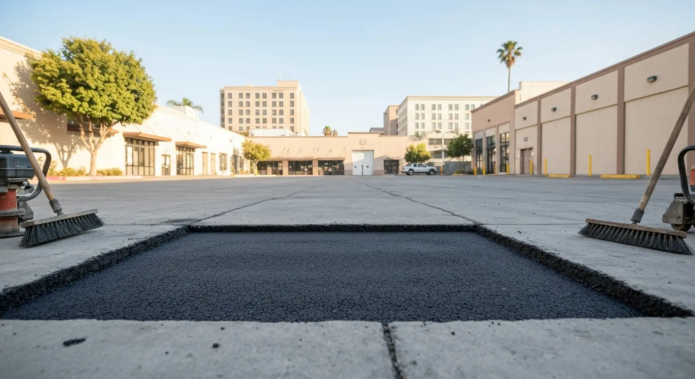 Pothole repair project