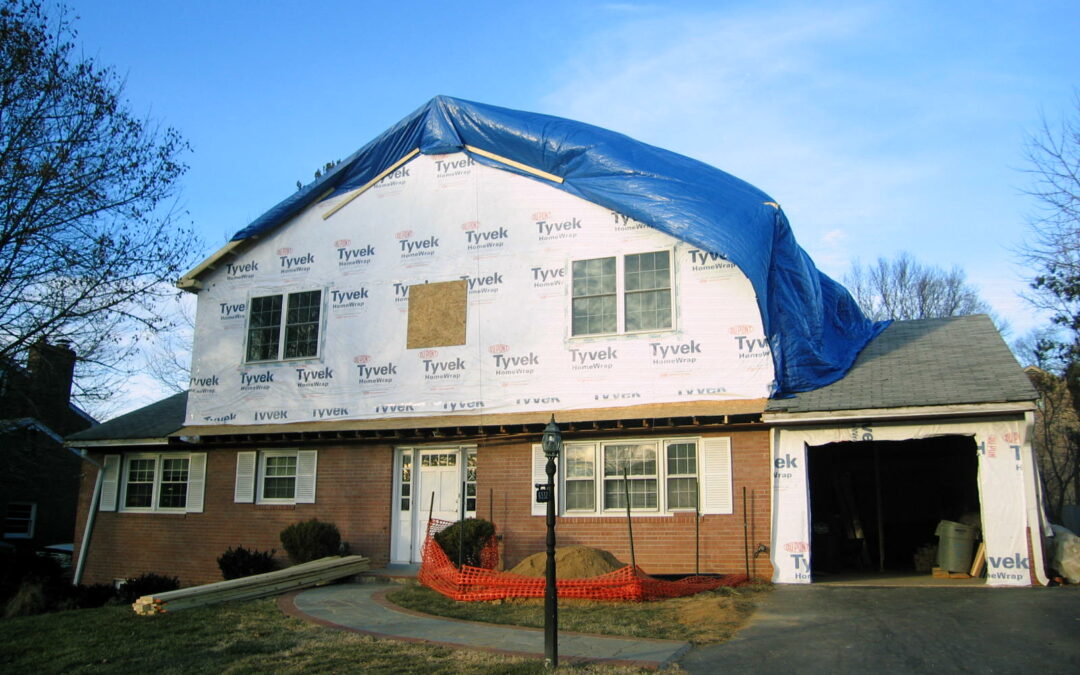 roanoke va second story addition in progress