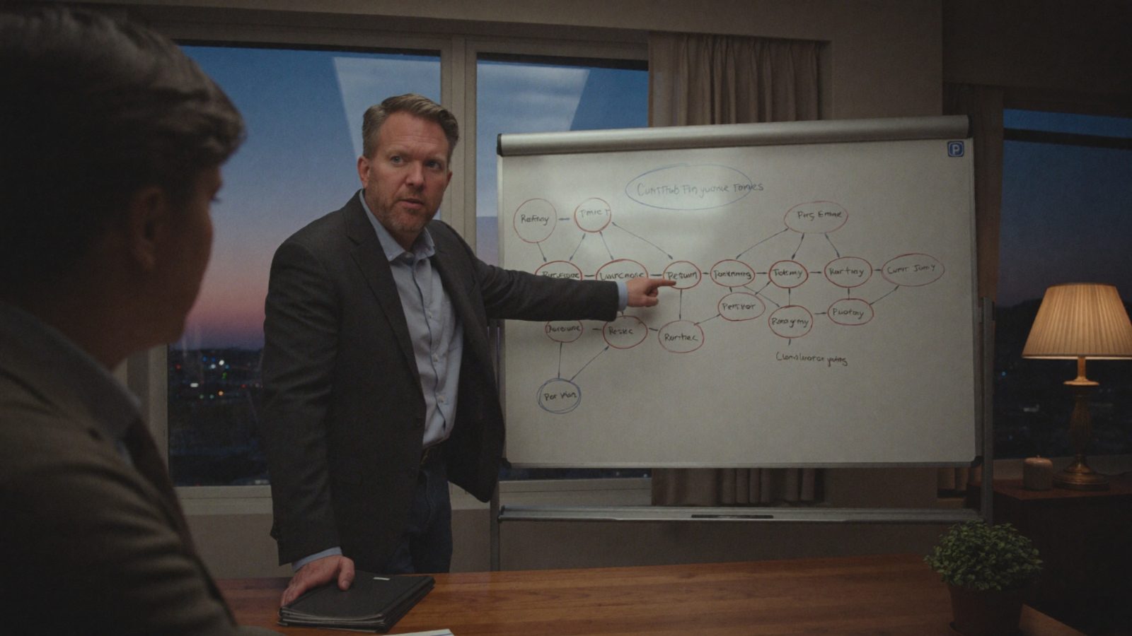Eric mapping a customer journey with a business owner