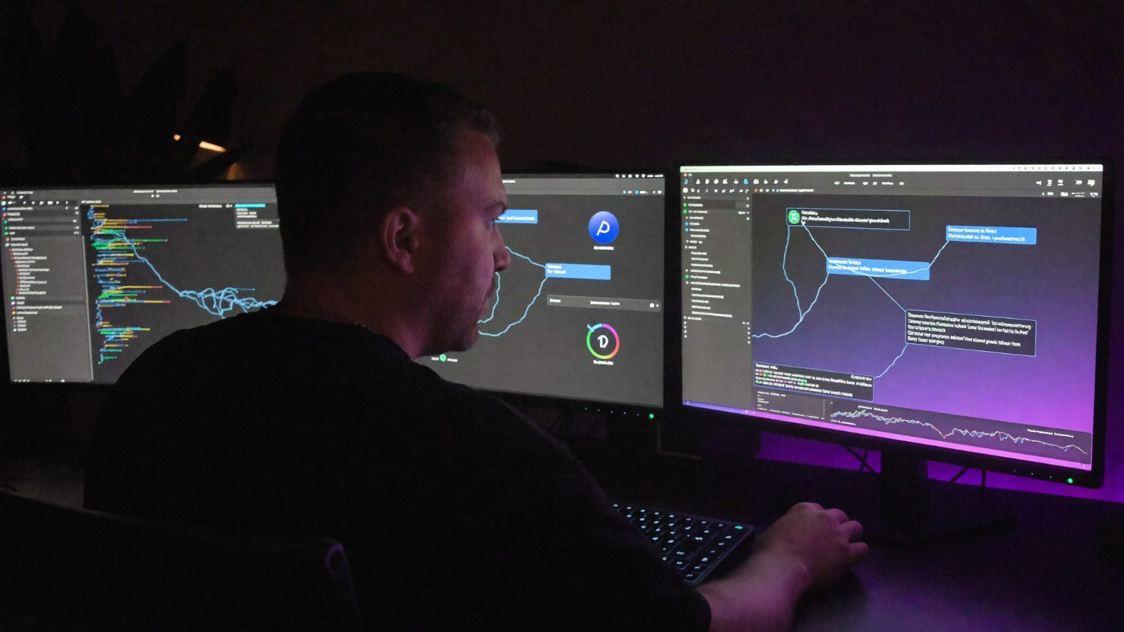 Eric working on AI automations