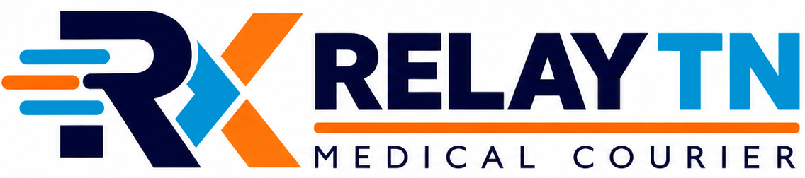 RX Relay TN logo — medical courier service serving Chattanooga, Tennessee and North Georgia