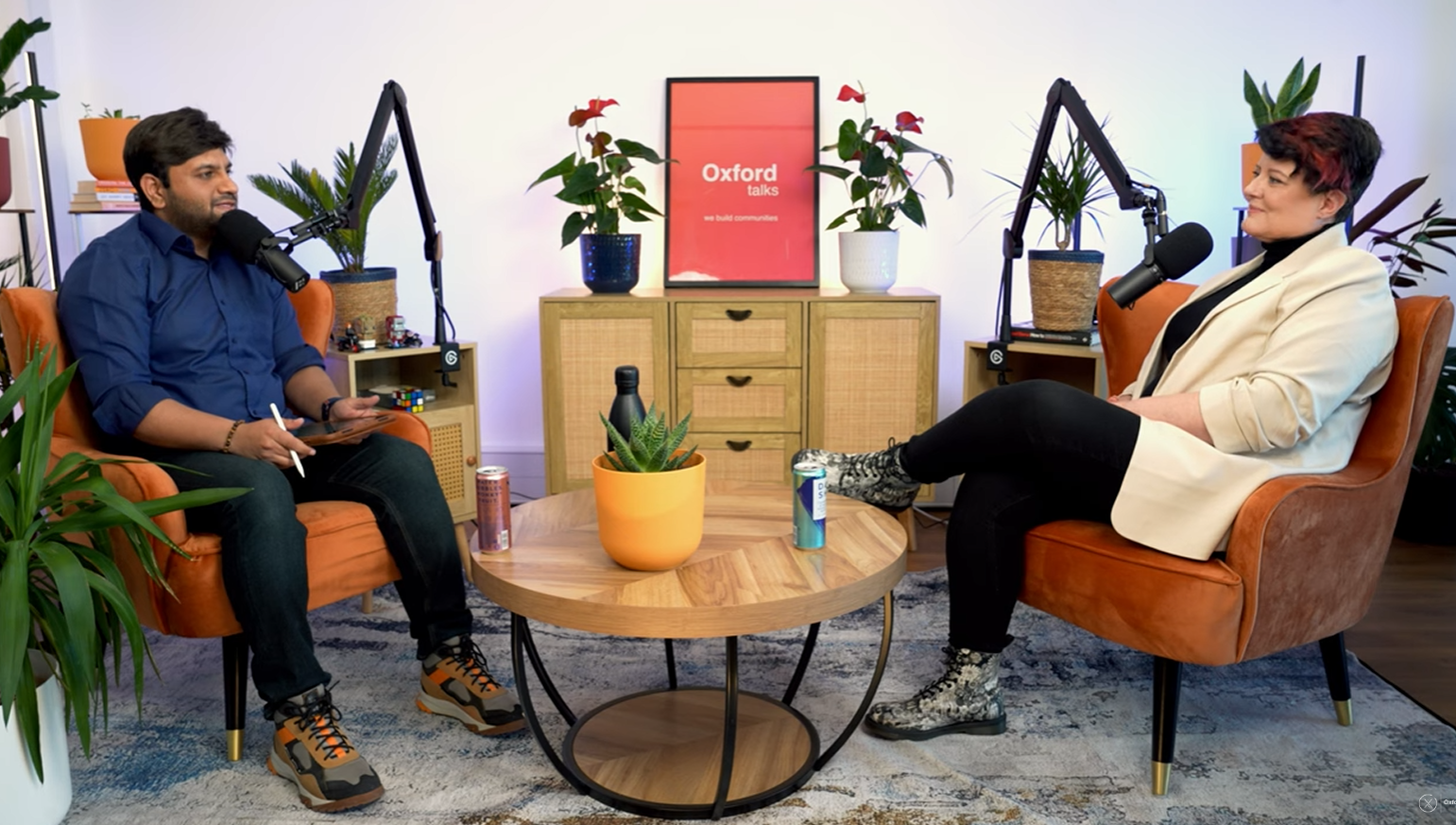 Vanessa Cardenas interview with Waleed Khalid after Oxford Talks
