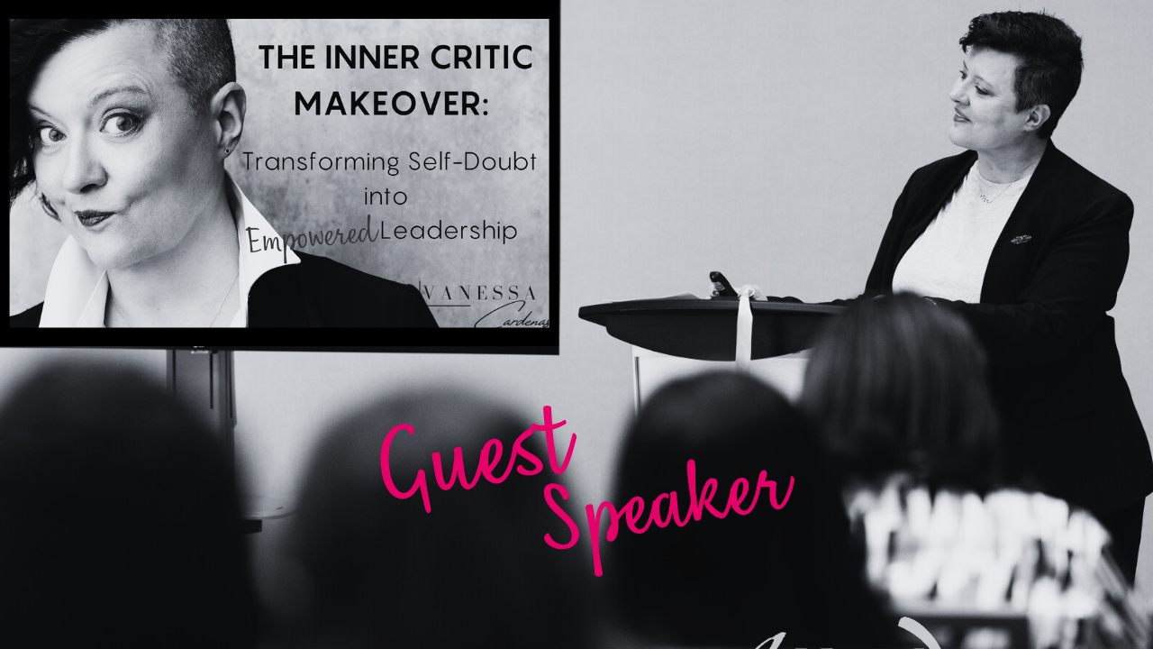 Vanessa Cardenas guest speaker at a live event