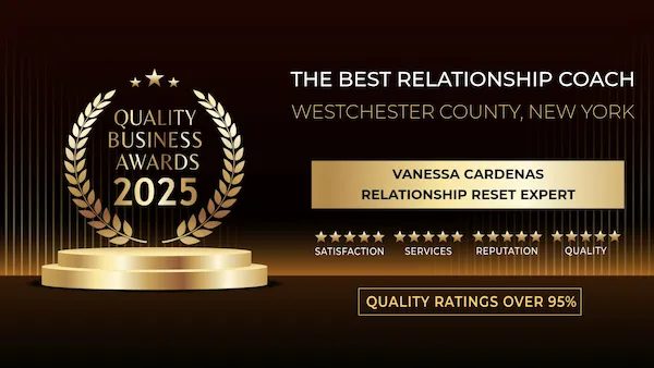 Best Relationship Coach Westchester County award banner