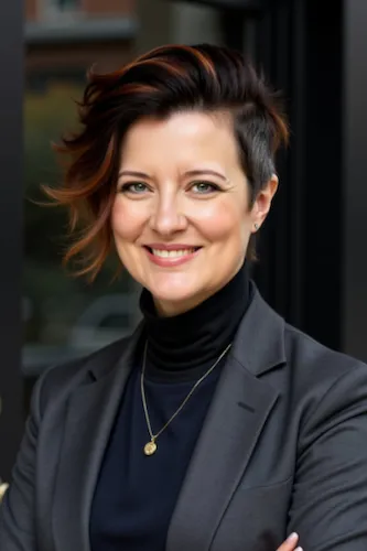 Vanessa Cardenas in a calm professional portrait