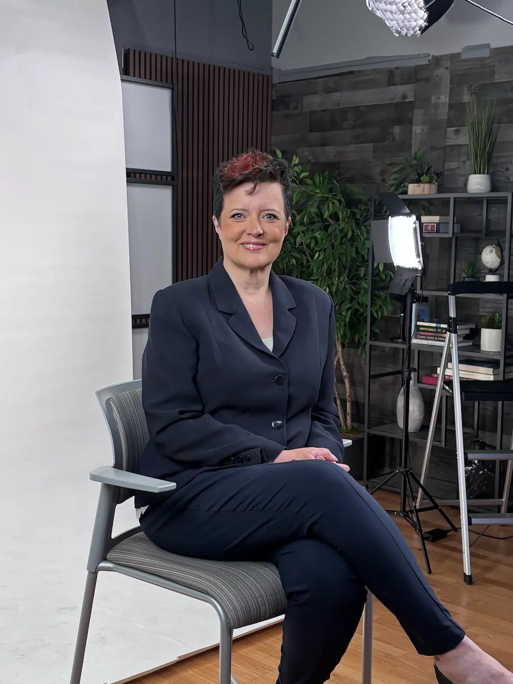 Vanessa Cardenas during a podcast or media conversation