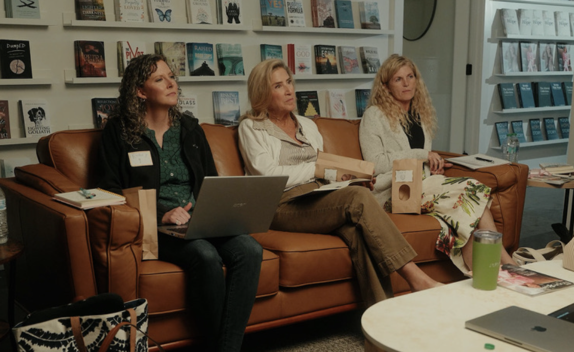 Inner Circle members gathered on a couch