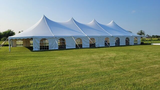 40×100 Pole Tent rental